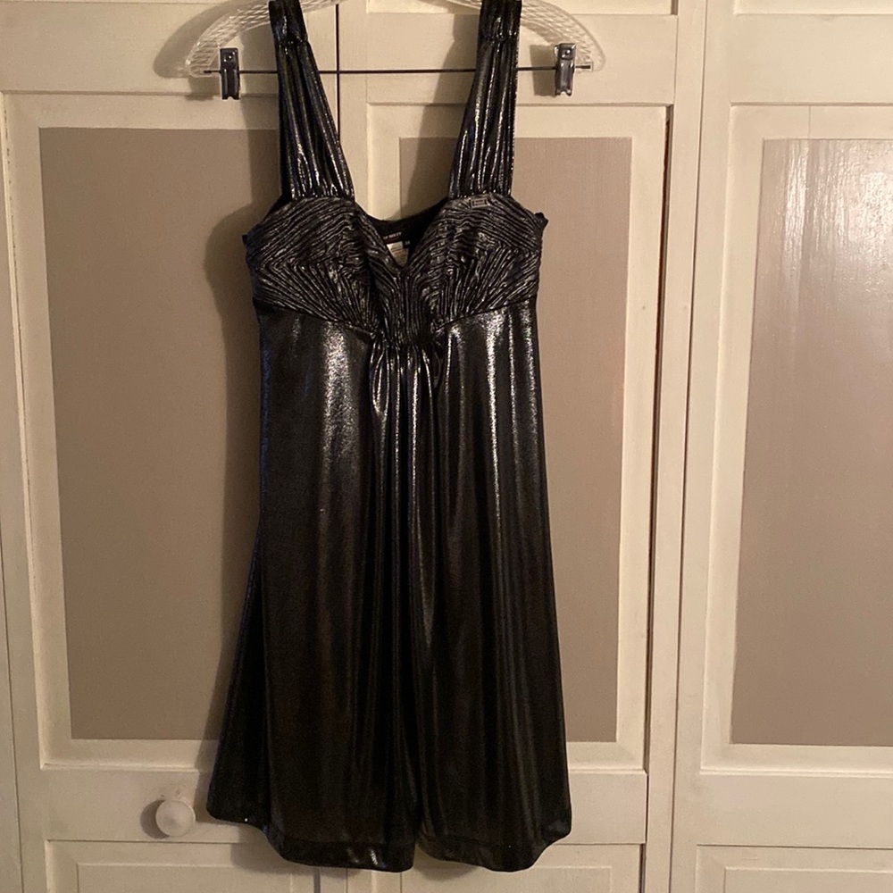 Miss Sixty new with tags dress metallic gray size extra small